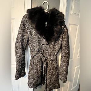 Guess Faux Fur Collar Jacket